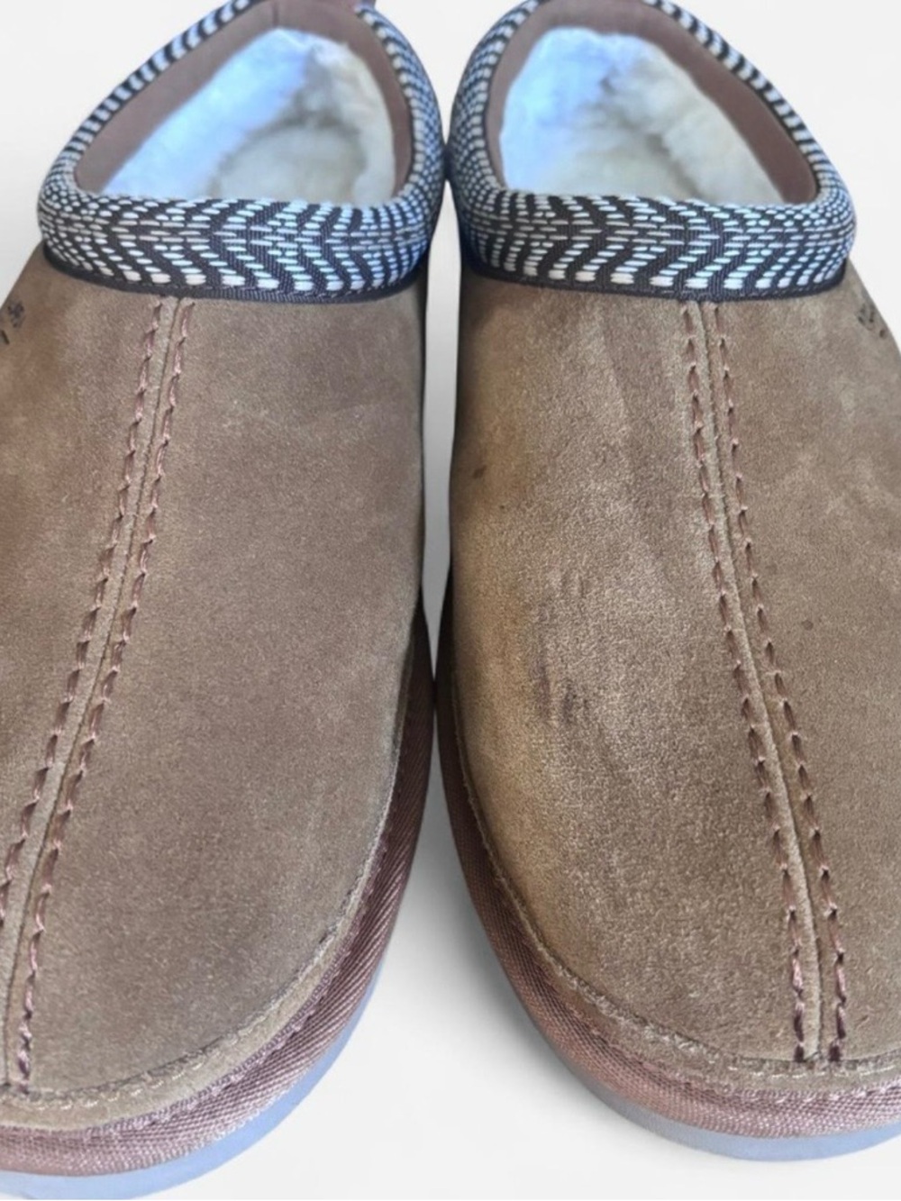Koolaburra Brown Suede Slip-On Loafers - Picture 4 of 6